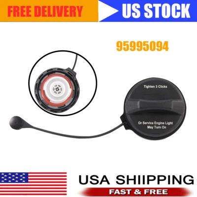 Fuel Tank Gas Cap Cover with Tether for 95995094 Chevy GMC Buick Pontiac - Image 1 of 4