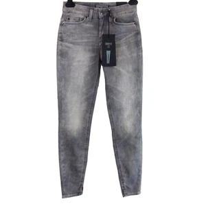 Damen Jeans Grau DRYKORN Hose Jeanshose Skinny Fit Mid Rise Crop Größe W25 Neu - Bild 1 von 13