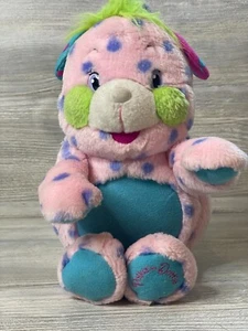 Vintage 2001 Popples Polka-Dottie Pink Purple Stuffed Creature Long  Tail 12” - Picture 1 of 9