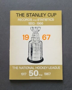 1967 The Stanley Cup Records & Statistics hockey guide - Picture 1 of 4
