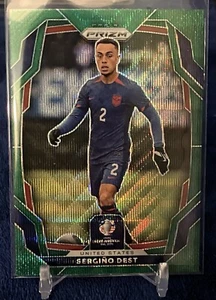 2024 Panini Prizm CONMEBOL Copa America Sergino Dest Green Wave Prizm #161 USMNT - Picture 1 of 2