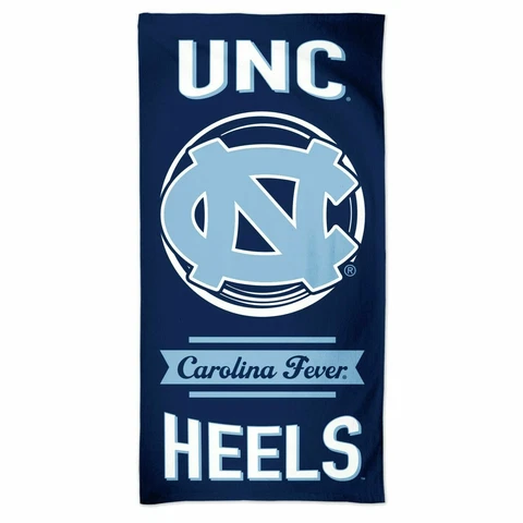 UNIVERSITY OF NORTH CAROLINA TARHEELS BEACH TOWEL 30" X 60" 100% COTTON NEW Cover