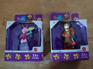 1990's New NIB Mattel Winnie the Pooh Tigger and Piglet Collectible cake toppers - Picture 1 of 3