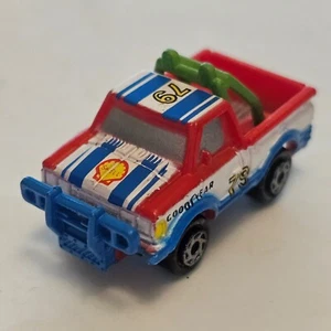 Micro Machines Datsun Pickup Red Blue White Shell Goodyear 79 - Picture 1 of 9
