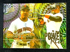BARRY BONDS - 1996 Fleer Ultra Baseball - POWER PLUS Etched Foil Insert - GIANTS - Picture 1 of 2