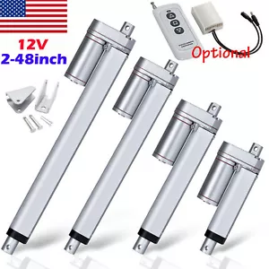 DC 12V 120N Fast Speed 67mm/s Linear Actuator Long Stroke 40inch 600~1200mm - Picture 1 of 23