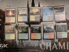 MTG Magic Secret lair Culture Shock Land Set of all 10 Cards NM unplayed Modern