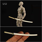 1/12 Demon Slayer Weapon Samurai Sword Katana Model For 6" Zenitsu Figure Body ?