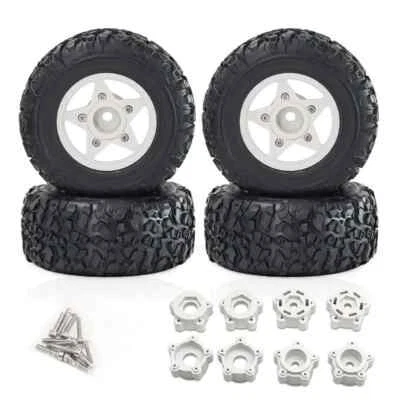 1/8 1/10 Short Course Truck Tire with 12mm 14mm 17mm Wheel Hex for TRAXXAS Slash - Image 1 of 4