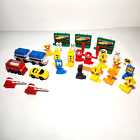 Lot of 29 Fisher Price Geotrax Accessories Signs Car Bus City Traffic Lights