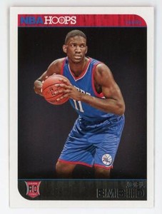 2014-15 Panini Hoops 263 Red Backs Joel Embiid Philadelphia 76Ers
