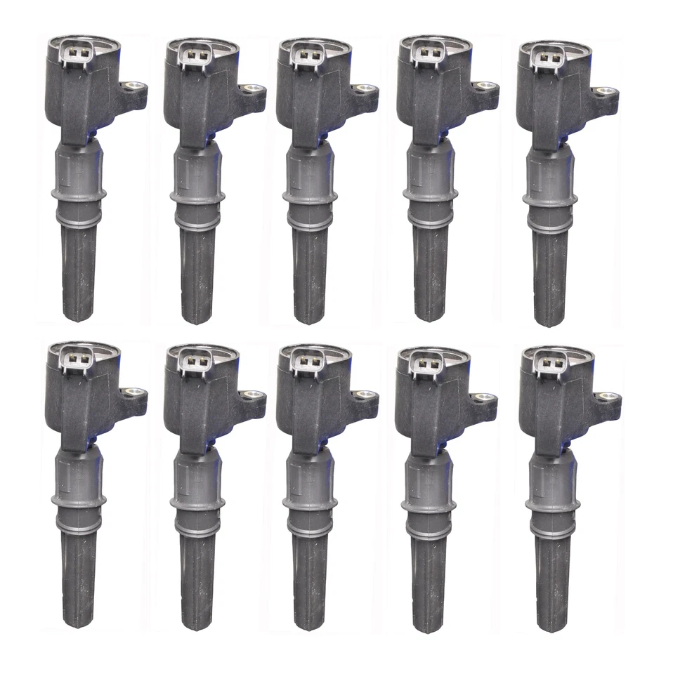 Set of 10 Denso Direct Ignition Coils for Ford E-350 E-450 Super Duty F53 V10 - Image 1 of 1