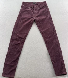 Club Monaco Pants Mens Sz 29x32 1985 Stretch Purple Corduroy - Picture 1 of 13