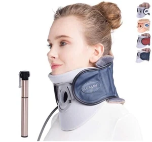Standard Cervical Neck Traction- Adjustable Neck Stretcher Collar for Home Tract - Picture 1 of 13