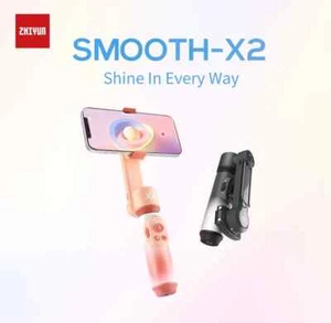 ZHIYUN Smooth X2 Phone Gimbal Stabilizer Combo/Standard Handheld Foldable Gimbal - Picture 1 of 24