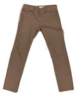 Club Monaco brązowe dżinsy 32x31 slim fit proste elastyczne spodnie khaki metka 33x34