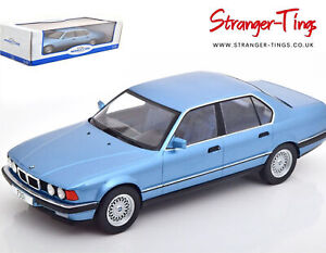 BMW 730i (E32) Metallic Blue 1992 7 Series MCG 18160 1:18