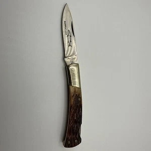 VINTAGE 1983 FROST CUTLERY JAPAN BARRACUDA LOCKBACK KNIFE  - Picture 1 of 5