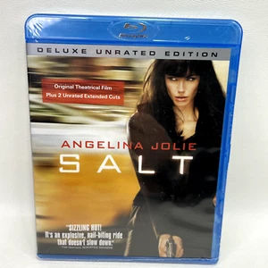 Salt Starring Angelina Jolie Deluxe Unrated Edition  Blu-ray Disc NEW - Picture 1 of 3