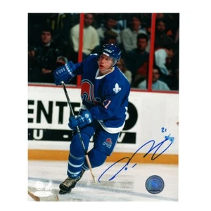 PETER FORSBERG Signed Quebec Nordiques 8x10 Photo (Exact Photo) - 70793 - Picture 1 of 2