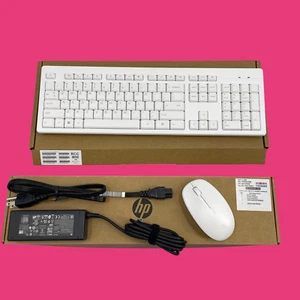 HP 510SP Wireless Keyboard & Mouse Combo & AC Adapter for 27-cr0082 Desktop - Afbeelding 1 van 11