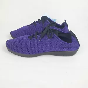 Arcopedico Shoes Size 39 AU 8 Portugal LSR8 Knit Comfort Sneakers Lace Up Purple - Picture 1 of 11