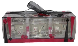 Swank Lava Scented Lucky Scented High Roller Dice Floral Gel Candles - Picture 1 of 2