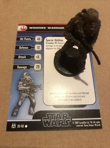 Star Wars Miniatures : Wookiee Warrior / Guerrier Wookiee 28/60 - Photo 1/1