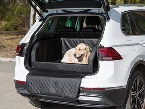 Cama para perro de coche cama para perro manta protectora para coche manta protectora para maletero asiento de coche cuna de viaje - Imagen 1 de 46