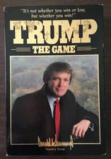 VINTAGE 1989 MILTON BRADLEY TRUMP THE GAME W/ BOX - good condition