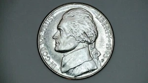 1993 P Jefferson Nickel Uncirculated BU Full Steps - Picture 1 of 3
