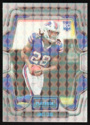 2022 Panini Playbook Mosaic Rookie #115 James Cook Buffalo Bills - Image 1 of 2