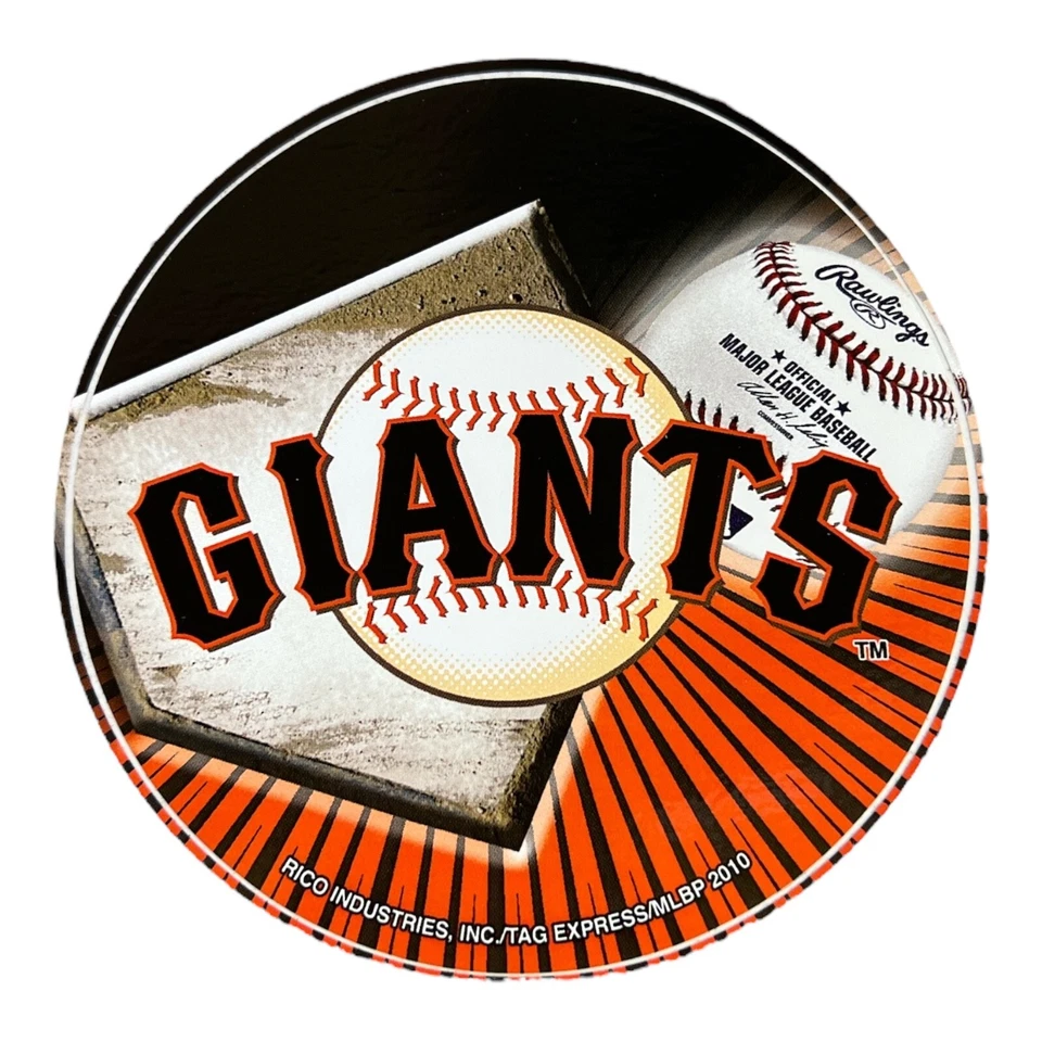 MLB San Francisco Giants Round Decal 4.5" - Image 1 of 1