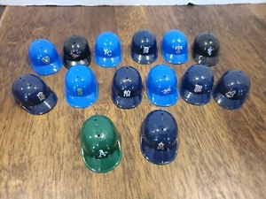 MLB Major League Baseball 1980s Gumball Machine Mini Plastic Helmets Lot Of 14 - Picture 1 of 18