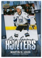 2008/09 Upper Deck Big Game Hunters card #BGH-ST of Martin St. Louis