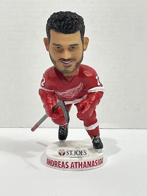 Andreas Athanasiou Detroit Red Wings 2019-20 SGA Bobblehead With Box Double A D1 - Image 1 of 4