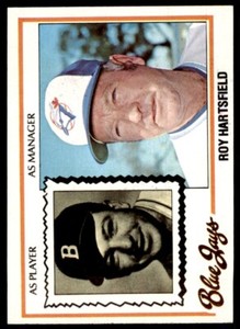 1978 TOPPS ROY HARTSFIELD 101 TORONTO BLUE JAYS #444