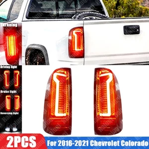 For Chevrolet Chevy Colorado 2012-2021 Tail Lights LED DRL Signal Brake Assembly - Foto 1 di 12