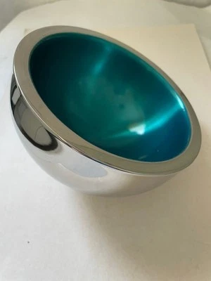 Edelstahlschale - Universalschüssel - Eisschale doppelwandig, ca. 16cm - NEU - Bild 1 von 3