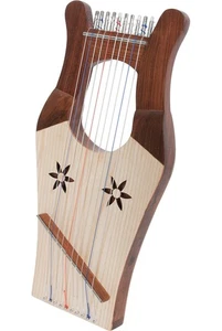 MINI KINNOR KING DAVIDS HARP Light Renaissance w/ Gig Bag & Tuning Tool - Picture 1 of 2
