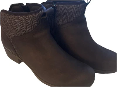 Merrell Chateau II Mid Pull Bota Impermeable Negro Cuero Gris Espiga 11 Foto 1 de 4