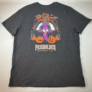 2025 Disney Mickey’s Not So Scary Halloween Party PASSHOLDER Adult T-Shirt Large - Picture 1 of 7