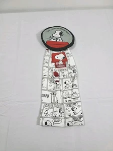 Peanuts New 2021 Snoopy Type Writer Comic Strip Hanging Kitchen Towel - Picture 1 of 11