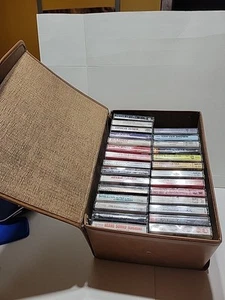 28 Cassette Tapes Rock /80's Pop Rock/With double Sided Case/ Made In Taiwan - Picture 1 of 24