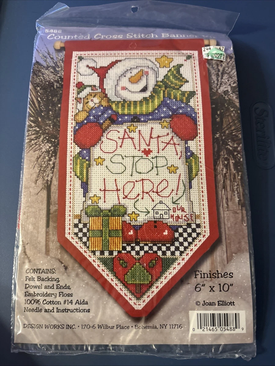 Kit De Point De Croix Compté Design Works "Stronger", 25x25cm