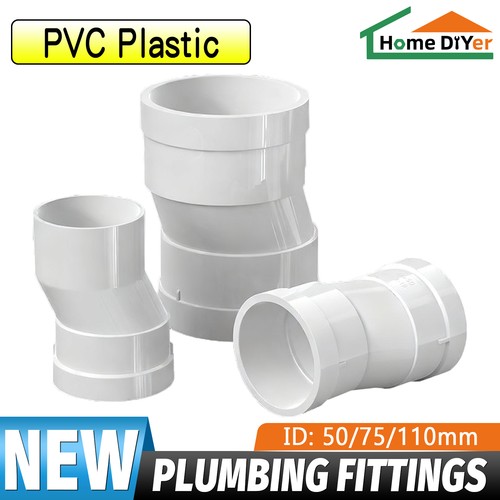 PVC Equal Offset Connectors Adapter Metric Plumbing Fittings For Water ...