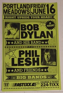 Dylan / Lesh - Rare Promo Poster - Portland Meadows 6/16/2000 - Near Mint Cond. - Picture 1 of 6