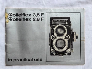Original Rolleiflex 2.8F/3.5F Manual Rollei Instruction - Picture 1 of 2