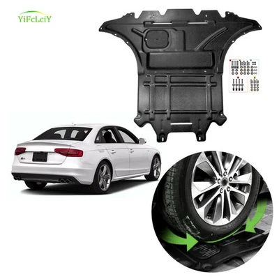 2Pcs Engine Skid Plate For 2010-2016 Audi S4 Under Splash Shield Heavy Duty Foto 1 de 4