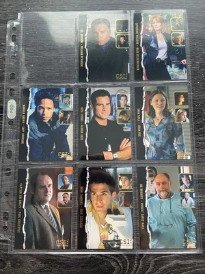 CSI Series 1 - "Stars of CSI" 8 Card Chase Set #F1-F8 - Image 1 of 2